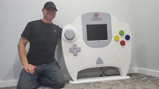 Giant Sega Dreamcast Controller TV Build [upl. by Daisie]