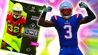 89 OVR BUDDA BAKER IS INSANE WITH THESE ABILITIES IN MADDEN 22 ULTIMATE TEAM [upl. by Ninehc]