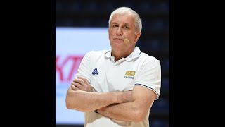 Coach Zeljko Obradovic Set play for shooter  BASKETBALL CLINIC BELGRADE 2023 [upl. by Oscar253]