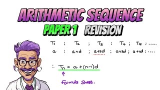 Properties of an Arithmetic Sequence  Grade 12 Revision Paper 1 Part 5 of 34 [upl. by Trudie]