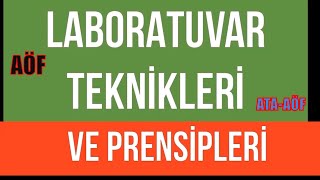 LABORATUVAR PRENSİPLERİ VE TEKNİKLERİ ÇIKMIŞ SORULAR [upl. by Luht]