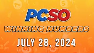 P56M Jackpot Ultra Lotto 658 2D 3D and Superlotto 649  July 28 2024 [upl. by Chryste]