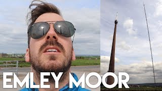 New Temporary Transmitter Construction At Emley Moor [upl. by Bergess]