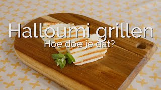 Hoe grill je halloumi PuurGezond [upl. by Meldoh]