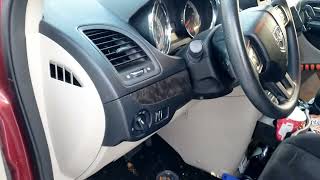 Dodge Grand Caravan blowing cold air out of one side when the heat is on How to fix [upl. by Atinnor]