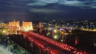 The Grand Opening of the Sphinx Avenue in UpperEgypt Luxor افتتاح طريق الكباش بالاقصر [upl. by Radloff]