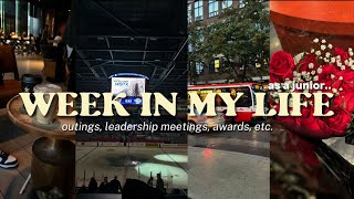 Week in my life as a Junior outings leadership meetings awards etc [upl. by Mount]