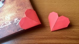 DIY Heart Bookmarks Tutorial  How To Make Bookmarks  How To Craft  Anushrees Craft TV [upl. by Alimhaj]