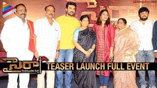 Sye Raa Narasimha Reddy Teaser Launch Full Event  Chiranjeevi  Ram Charan  Surender Reddy [upl. by Nuhsyar496]