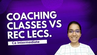 Face to face classes👩‍🏫 VS Recorded Lectures💻 for CA Inter✨CA Fnd amp Inter results on 30th October 💯 [upl. by Nicky]