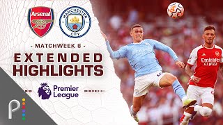 Arsenal v Manchester City  PREMIER LEAGUE HIGHLIGHTS  1082023  NBC Sports [upl. by Neelyam]