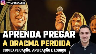 APRENDA PREGAR A DRACMA PERDIDA com explicação aplicação e esboço [upl. by Thagard820]