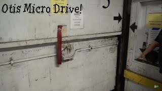 Vintage Manual Microdrive OTIS elevator in Pittsburgh [upl. by Hgielhsa417]