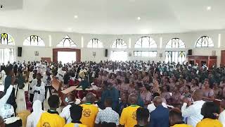 MIMINA NEEMA  MAKUBURI PERFORMING AT HOLY TRINITY MLIMANI [upl. by Aiken693]