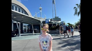 Magic Kingdom  Bellas First Time on Space Mountain Fun with Family and More [upl. by Retsub]