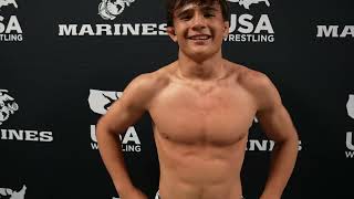 Brandon Dean CO  Junior National Champion at 150 pounds  GrecoRoman Fargo 2024 [upl. by Etom838]