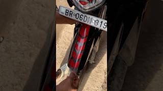 Bike mudguard sticker😱🥵 shorts shortvideo modified sticker [upl. by Dawn]