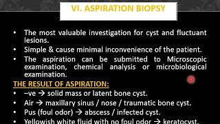 Fall 2020  Oral surgery 3  Lec 4  Management of cysts of the oral cavity [upl. by Matthia]