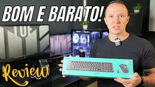 LOGITECH MK220  MELHOR KIT TECLADO E MOUSE SEM FIO  VALE A PENA [upl. by Chao]