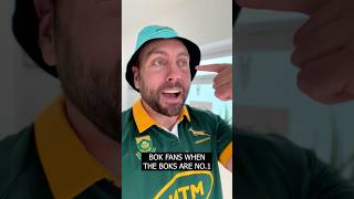 Bok fans right now 🇿🇦😂 Rugby TheRugbyGuy WorldRankings [upl. by Devine]