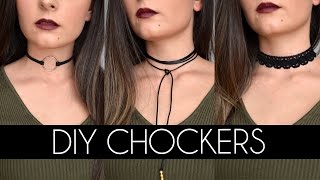 10 Chokers Fáciles de Hacer DIY albapetitec [upl. by Brittan]