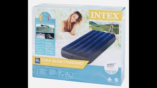 test avis matelas gonflable Intex 1 place dAction 849€ [upl. by Karola]