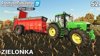 Spreading manure with John Deere 7810 and UNIA  ZIELONKA  Farming Simulator 22  Ep52 [upl. by Adnof]