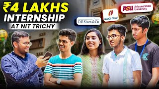 NIT Trichy Placements 2024  How to get a Job in 2024  NIT Trichy Review [upl. by Ltsyrk]