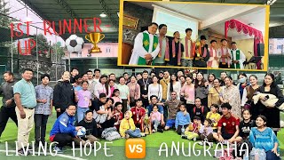 Living Hope 🆚 Anugraha 🥇🏆🎖️20 Churches friendship football ⚽️ Congratulations to all 🤗 [upl. by Esilrahc]