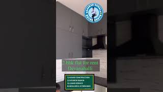 2 BHK flat for rent  devanahalli Bangalore Brigade Orchards [upl. by Nerrawed]