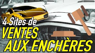 🚗 VENTE AUX ENCHÈRES  🚗 4 sites pour acheter ces voitures [upl. by Adnerad974]