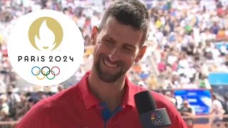 Novak Djokovics Carlos Alcaraz comments speak volumes after emotional Olympics gold win [upl. by Hendrickson34]