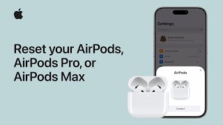 How to reset your AirPods AirPods Pro or AirPods Max  Apple Support [upl. by Yornek]