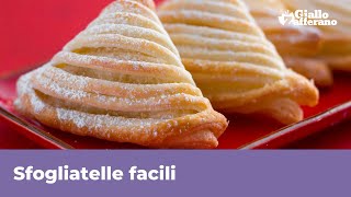 SFOGLIATELLE FACILI  Con pasta sfoglia pronta [upl. by Araf]