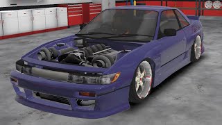 Burnout Masters  1500hp Twin Turbo 54 Swapped S13 Build [upl. by Toor930]