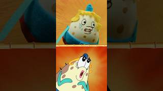 spongebob FLIES through the air to rescue mrs puffs snail ✈️  SpongeBob IRL [upl. by Aicirtel]