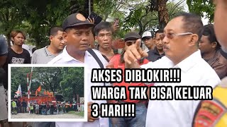 AKSES JALAN DIBLOKIR MOBIL CAKJI MARAH BESAR [upl. by Lledrac]