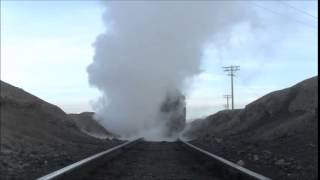 Chinese Railways  Steam at Sandaoling JS6209 at Crew Change Between Xuanmeichang amp Kengkongzhen [upl. by Enyale]