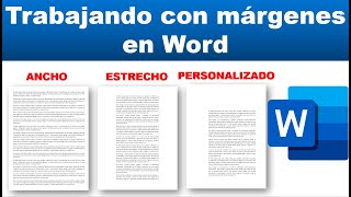 Como configurar los márgenes en Word [upl. by Jesse317]