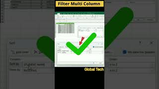 Sort Multiple Columns of Data in Excel in One Step [upl. by Mcarthur]