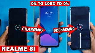 Realme 8i Battery Drain and Charging Test 🔋⚡  Realme 8i 0 To 100 To 0 Battery Test 🔥🔥 [upl. by Hilliard]