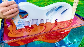 Hydro Dipping a Guitar [upl. by Nonnerb]