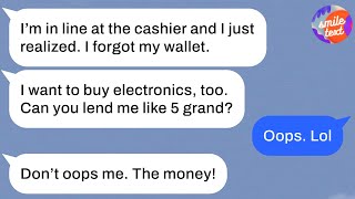 My mom friend trying to get me to pay at a membership supermarket She didnt bring her wallet [upl. by Laidlaw]