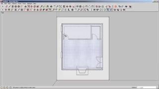 SketchUp Trace and Model a Floor Plan [upl. by Alaham23]