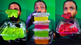 Lemon strawberry lemon jelly candy mukbang asmr [upl. by Bolme772]