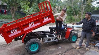 Buy a powerful 4wheeled 1500 car to transport goods  Surprised with the young mans homemade car [upl. by Socram649]