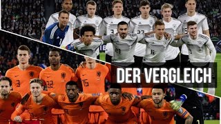 Junges DFBTeam in den Niederlanden gefordert Der Vergleich [upl. by Anivel]