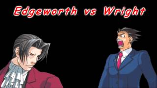 VG Arch Rivals 1  Edgeworth vs Wright Cornered Lying Coldly Steel Samurai [upl. by Barbee718]