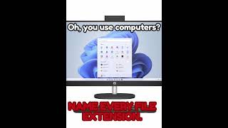 Name every file extension computer [upl. by Notsud]