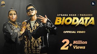 BIODATA  Official Video  Afsana Khan  Paradox  Punjabi Song 2023 [upl. by Aimee]